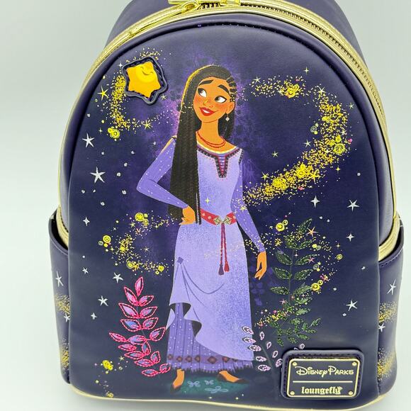 Disney Loungefly Wish Asha Star Mini Backpack New main image 5